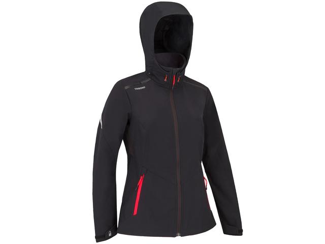 Geacă Softshell anti-vânt navigație SAILING 900 Negru Damă  - 40