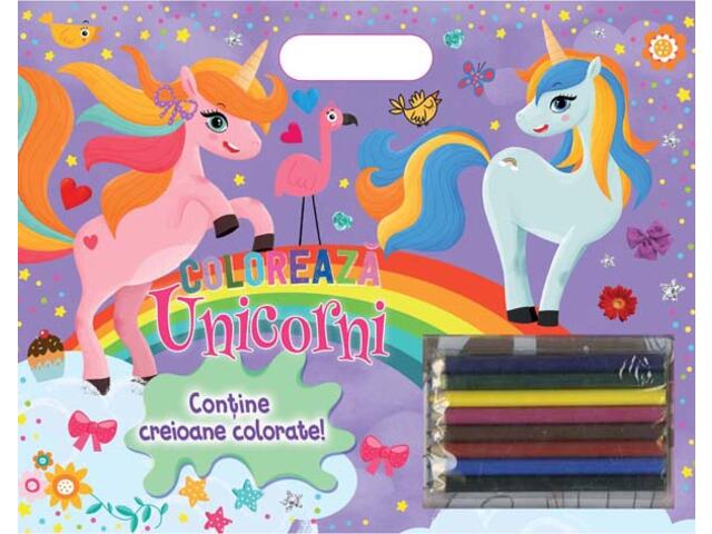 Coloreaza Unicorni (Creioane)