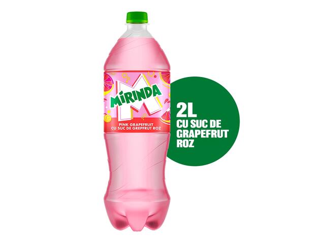 Mirinda Zero Zahar Grapefruit Roz,   bautura cu gust de rodie si struguri, pet, 2L