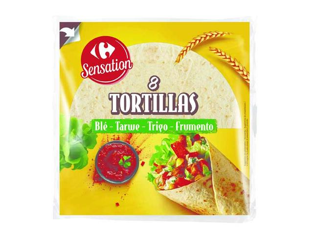 Tortilla Din Grau Carrefour 320 G