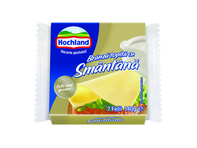 Hochland Branza topita felii smantana 140 g