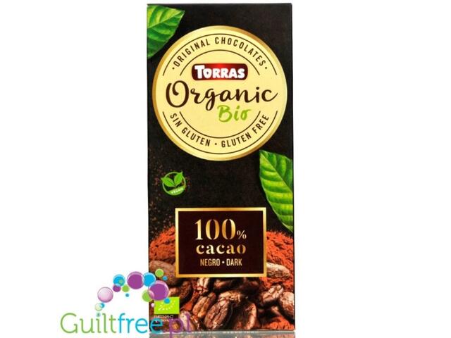 Ciocolata Neagra Bio 100%Cacao 100G Torras