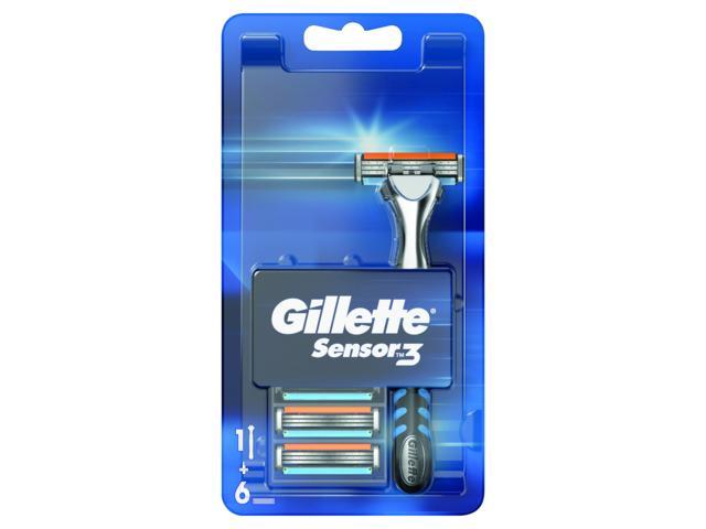 Aparat de ras Gillette Sensor3 + 6 rezerve