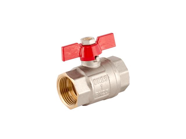 Robinet pentru apa cu maner fluture Ferro KM3, alama, 1 "