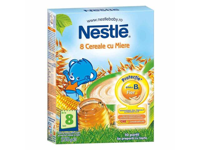 8 cereale Nestle cu miere 250g