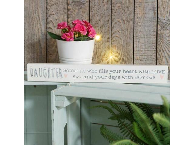 Love Life' Thin Mantel Plaque - Daughter