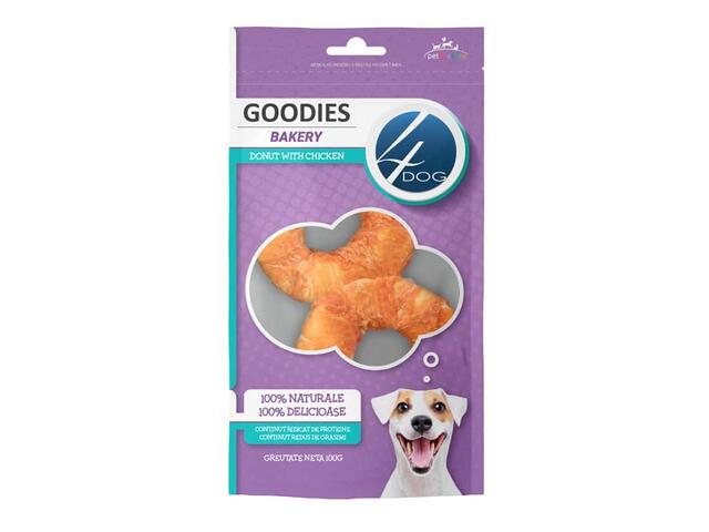 4Dog Goodies Bakery Donut With Chicken 100G