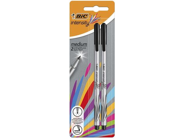 Fineliner Intensity Medium - Negru - Bl/2