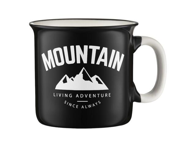 Cana Mountain Adventure Ambition, portelan, 510 ml, Negru/Alb
