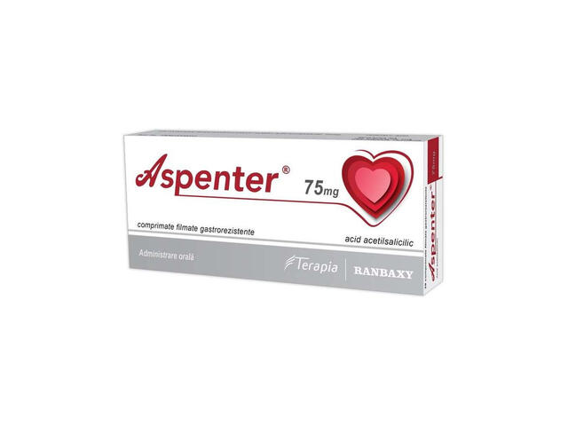 ASPENTER 100 mg X 28 COMPR. GASTROREZ. TERAPIA S.A.