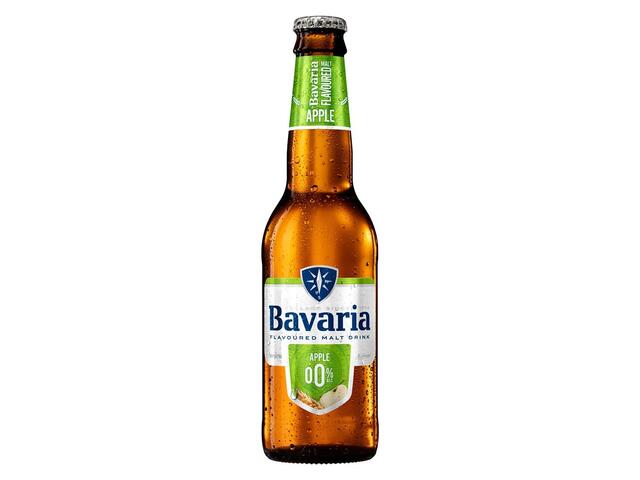 Bavaria Malt Apple fara alcool 0.0% sticla 0.33 L