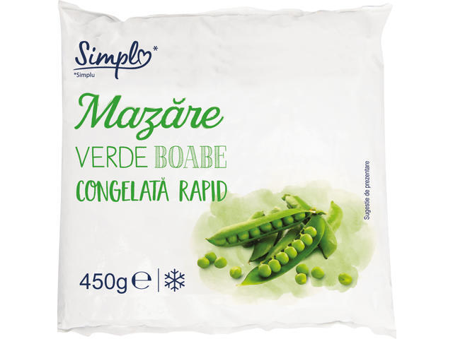 Mazare verde boabe, Simpl 450g