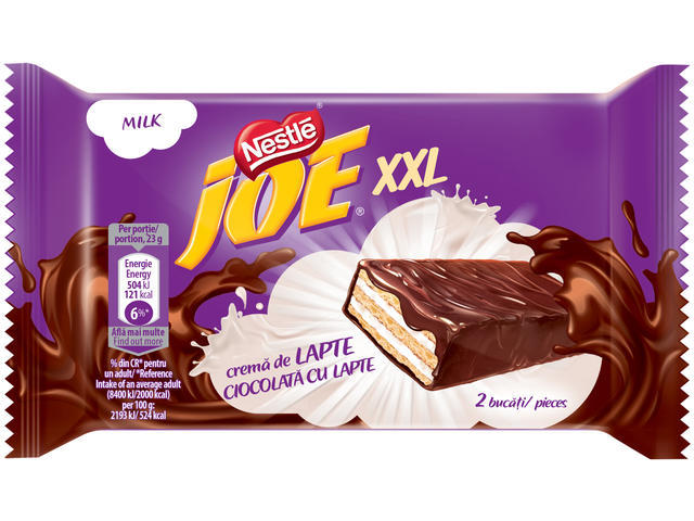 Joe XXL napolitane lapte si ciocolata 46 g