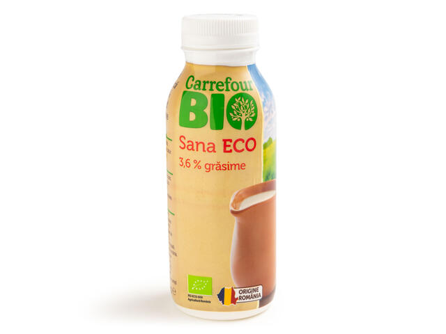 Sana ecologica 3,6%grasime Carrefour Bio 330g