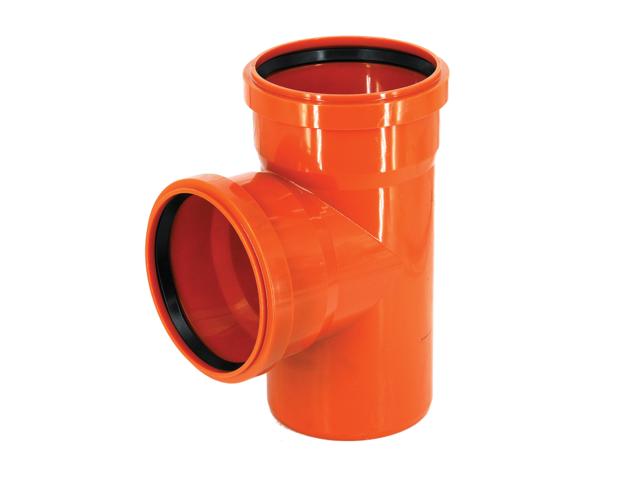 Ramificatie canalizare exterioara PVC Valrom, 87 grade, diametru 160 / 160 mm