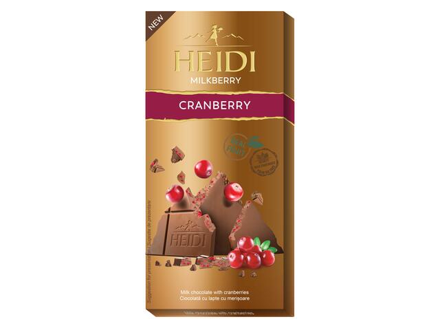 Ciocolata Heidi Milkberry Merisor 80g
