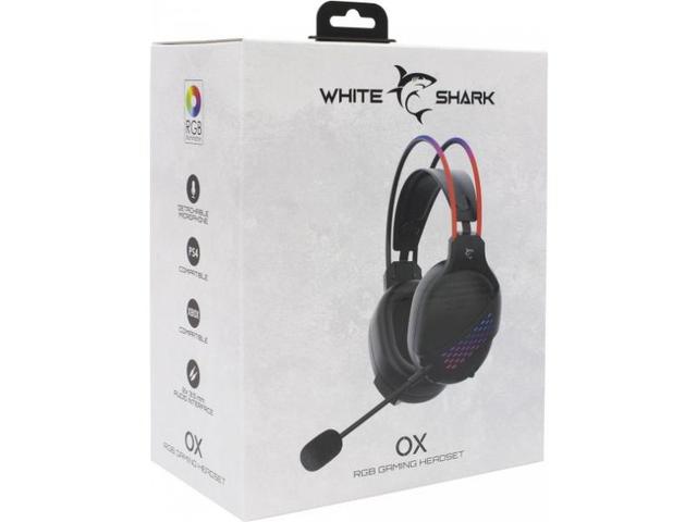 Casti gaming White Shark GH-2140 Ox, Negru