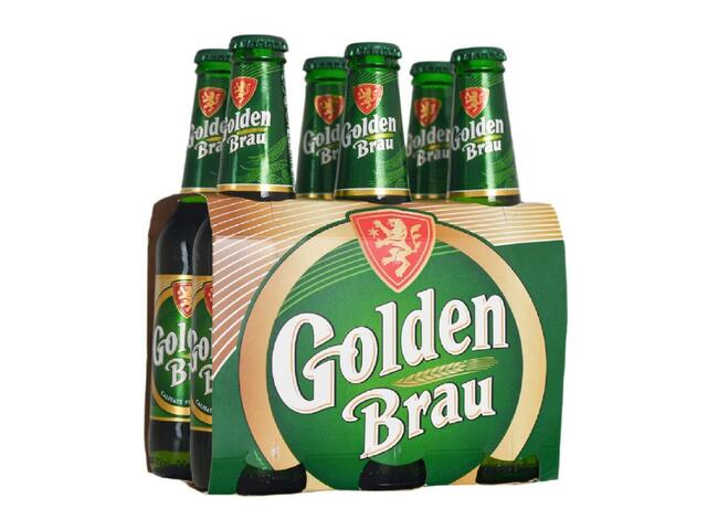 Bere Sticla Golden Brau 0.33L/6 Pack