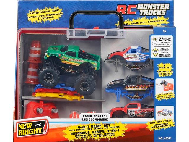 Set masinute cu telecomanda Monster Truck, 1:43, Multicolor