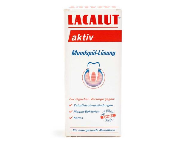 Apa de gura Lacalut Aktiv Antiplaque 300 ML