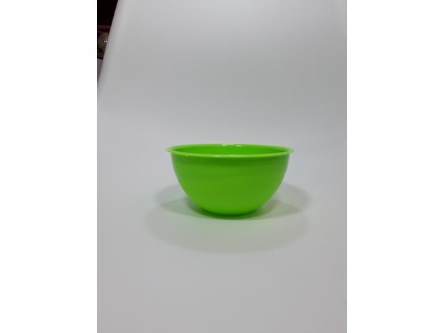 Bol plastic rotund 0.5 L, verde