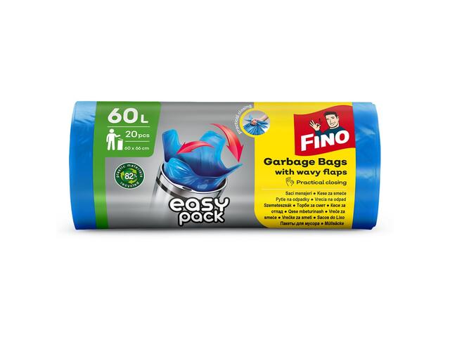 Saci menajeri Easy Pack 60L 20 bucati Fino