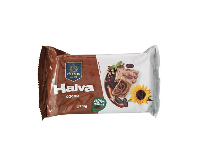 Feleacul halva din floarea soarelui cu cacao 200 g