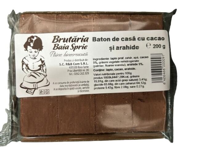 Ciocolata De Casa Cu Arahide 200G