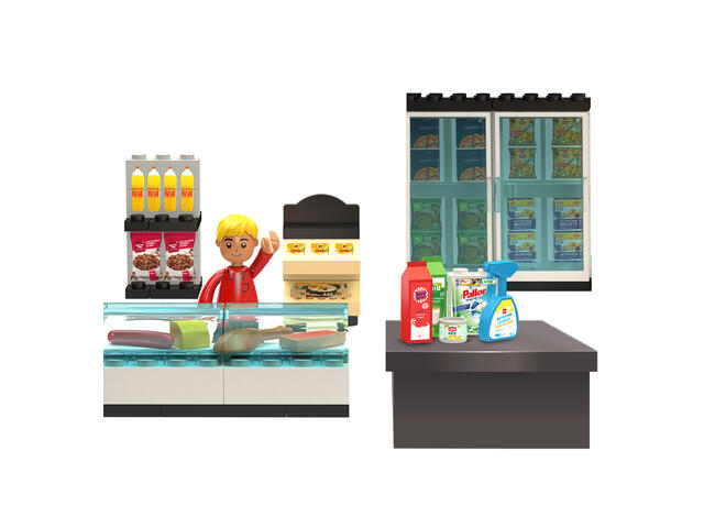 Blockz Set vitrina servire 58 piese