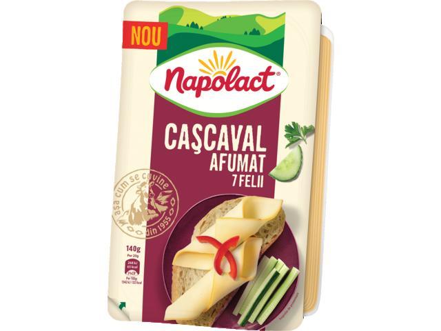 Cascaval Afumat Felii 140 G