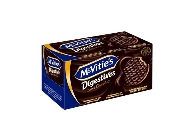 McVitie's Biscuiti Digestivi acoperiti cu ciocolata neagra 200g