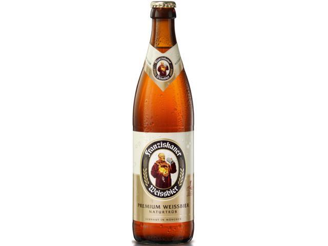 Franziskaner Weissbier Bere Alba Nefiltrata 5% Alcool Sticla 0.5 L