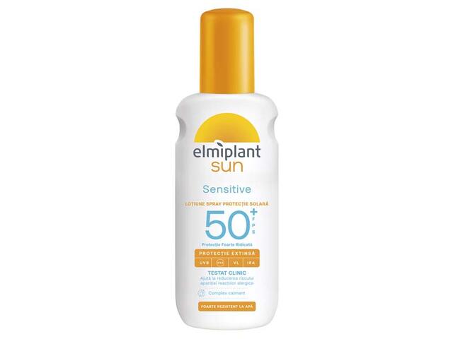 Elmiplant Sensitive Sun Lotiune Spray Protectie Solara Fps50+ 200Ml