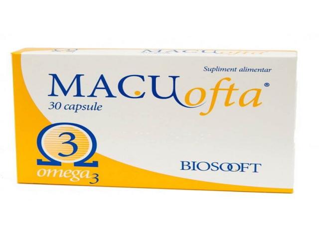 Macuofta, 30 capsule, Biosooft