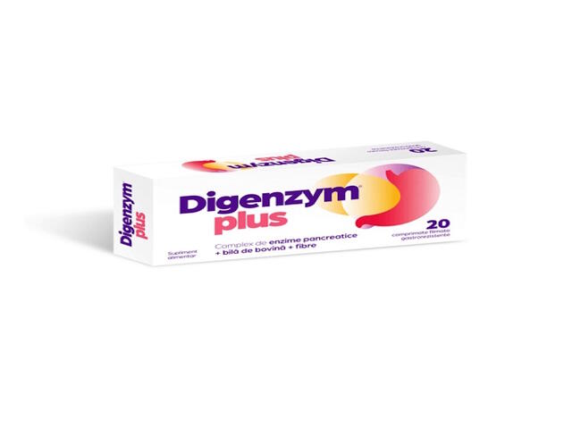 Digenzym Plus, 20 drajeuri, Labormed