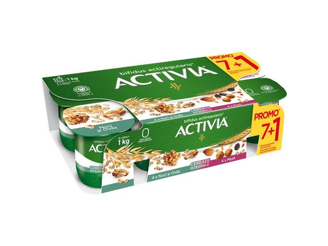 Iaurt nuci ovaz si musli (8 la pret 7)x125g Activia