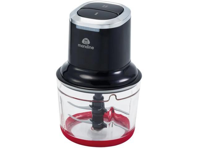 Mini tocator electric Mandine MMC200CL, 200W, 700ml, Acumulator reincarcabil, Negru