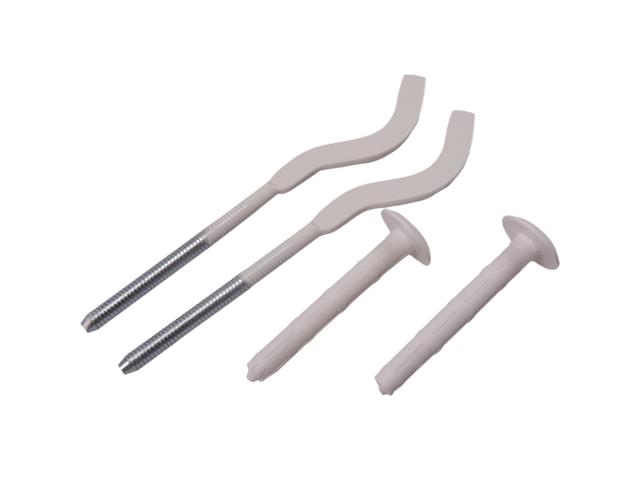 Console radiator, otel, alb, 17 x 1,2 cm