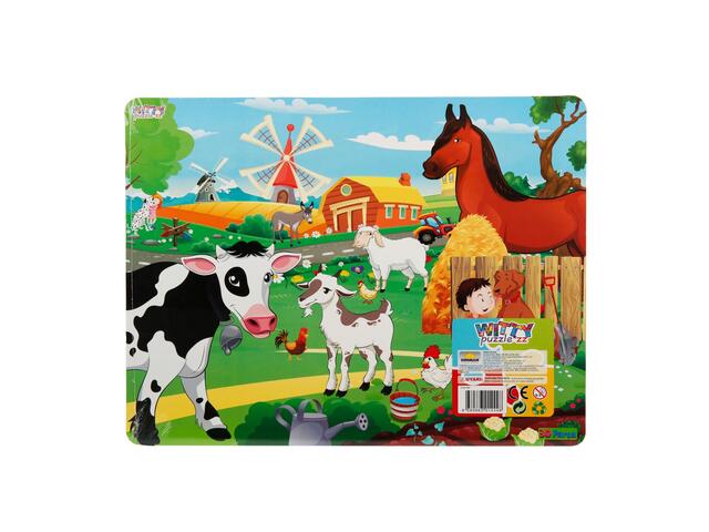 Puzzle Witty Puzzlezz, 30 piese, Animale de la ferma