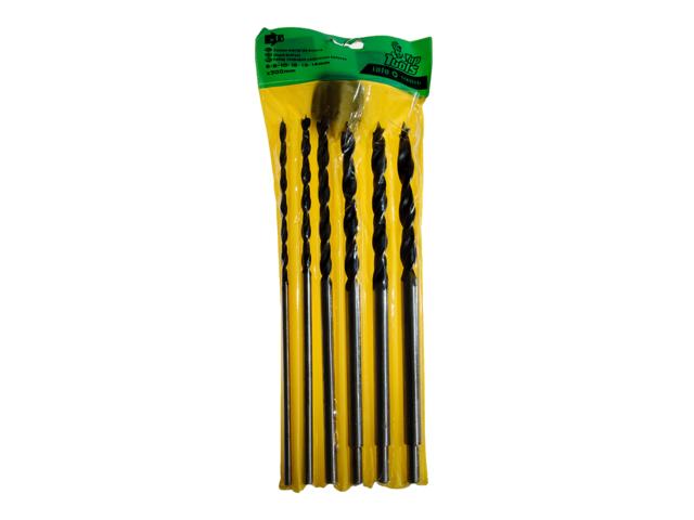 Set 6 burghie lungi Top Tools 60H816, mandrina standard, pentru lemn, 6-14 mm