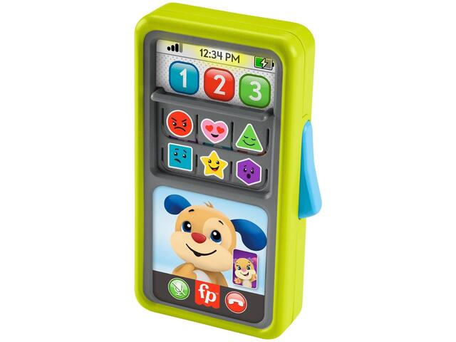 Jucarie bebelusi FIsher Price, Laugh and Learn, Smartphone interactiv, 2 in 1, in limba Romana, HNL49