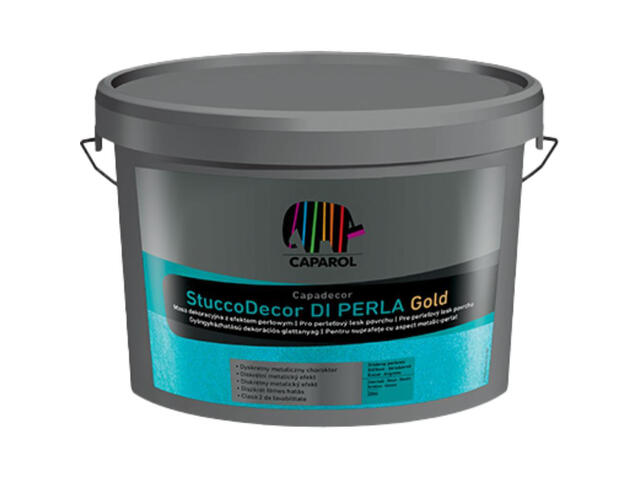 Masa de spaclu Caparol StuccoDecor DI PERLA Gold, 1.25 l