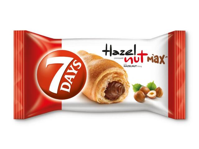 Croissant cu umplutura de cacao si alune de padure  7 Days 80g