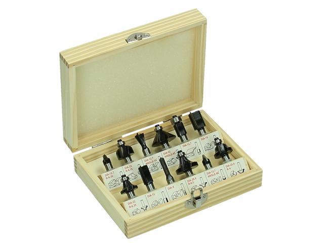 Freze pentru lemn Hikoki, 8 mm, 12 bucati