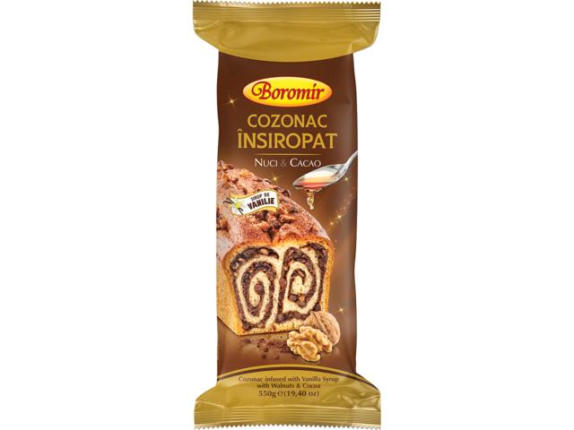 Cozonac Nuci Si Cacao 550G Boromir