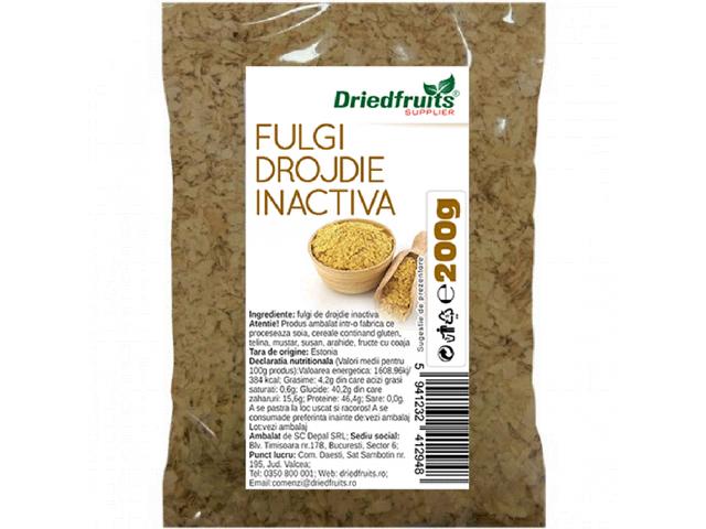 Fulgi drojdie inactiva 200g - DRIED FRUITS