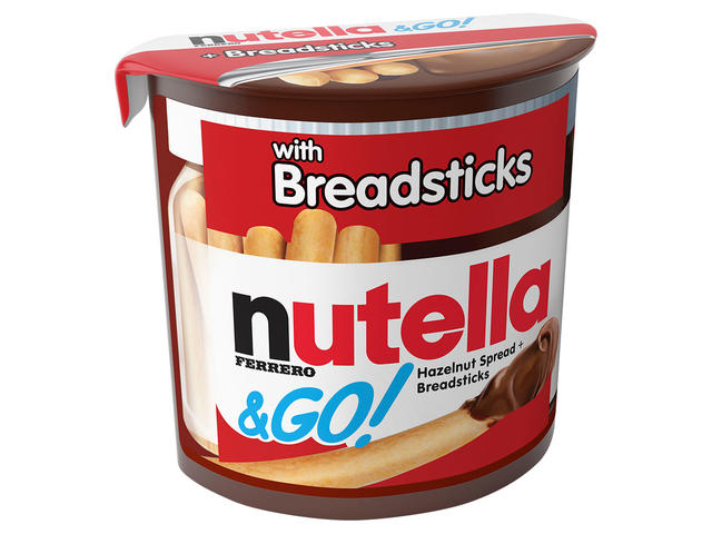 Crema tartinabila cu sticks Nutella&Go, 52 g