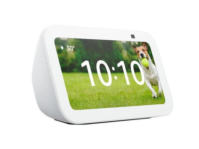 Boxa Inteligenta Amazon Echo Show 5, 3rd Gen 2023, Ecran Touchscreen 5.5", Wi-Fi, Camera 2MP (Alb)