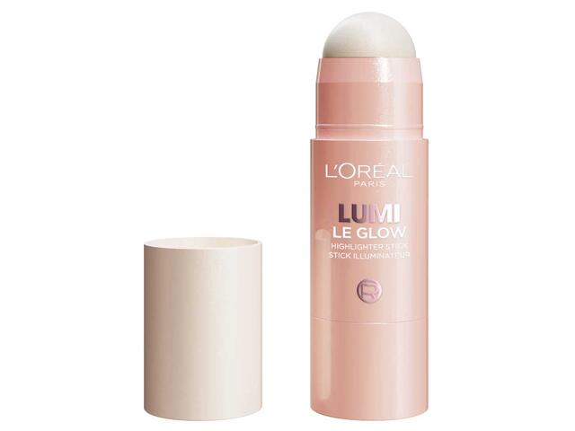 Baton Iluminator Multifunctional  L'Oreal Paris Lumi Le Glow 630 Glowy Crème Chic, 6.5G