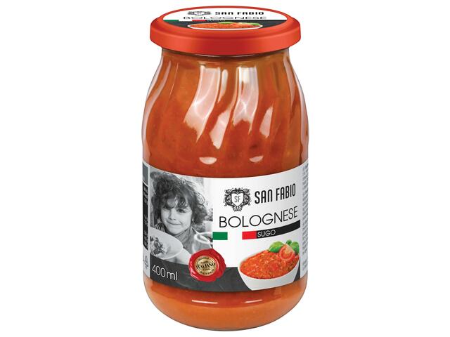 San Fabio Bolognese sos de rosii cu carne tocata de vita 400 ml